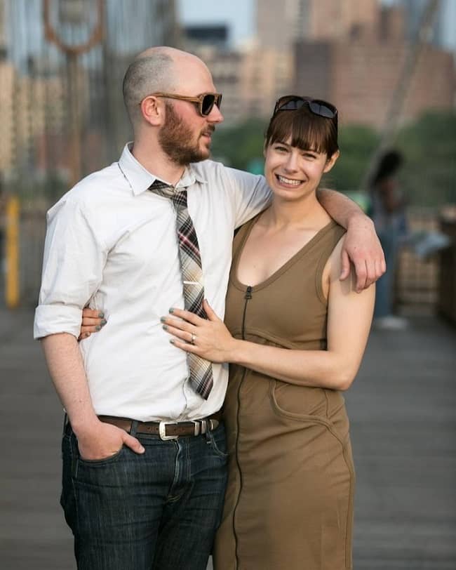 Veronica Belmont with her husband (Source Instagram)