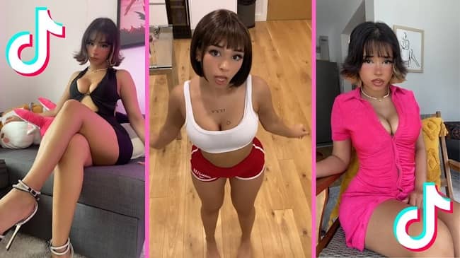Lela Sohna on her TikTok Video (Source YouTube)