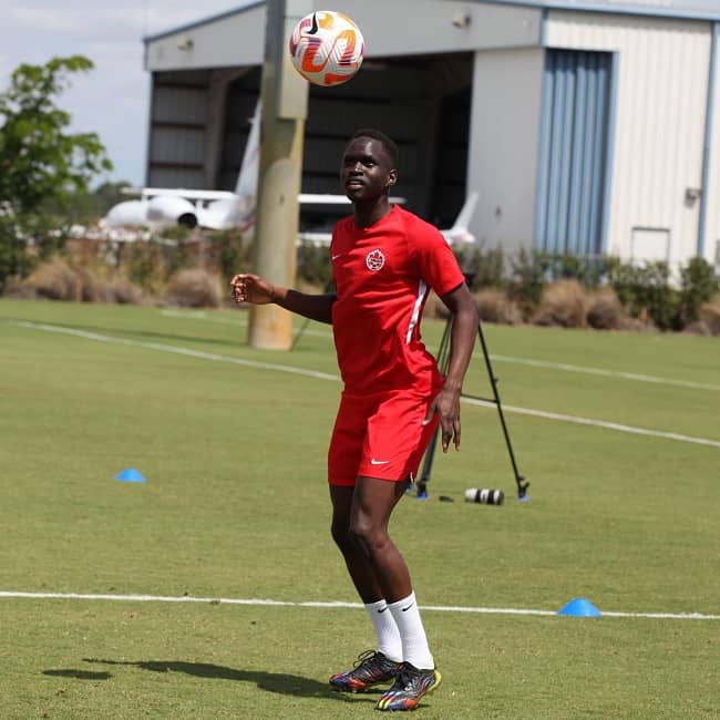 Victor Loturi during his match (Source Instagram)