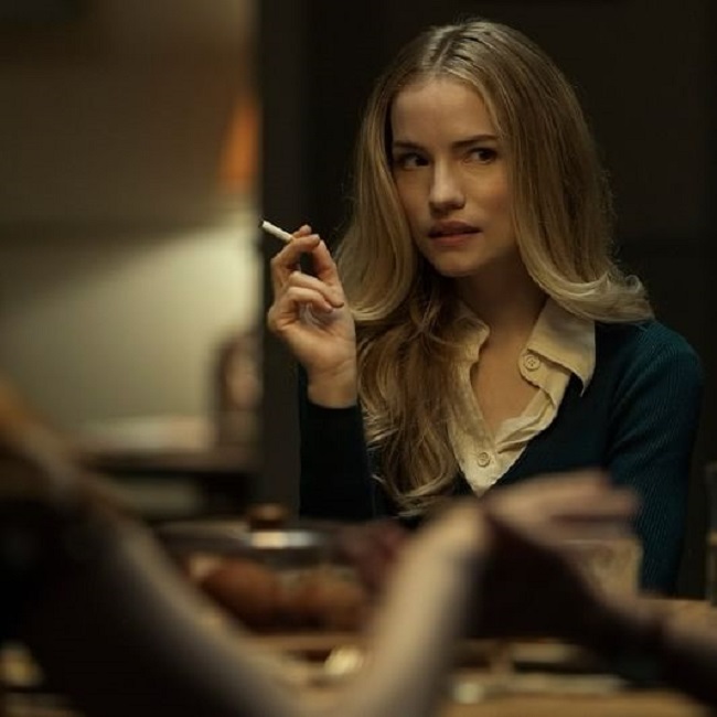 Willa Fitzgerald during her shoot (Source Instagram)