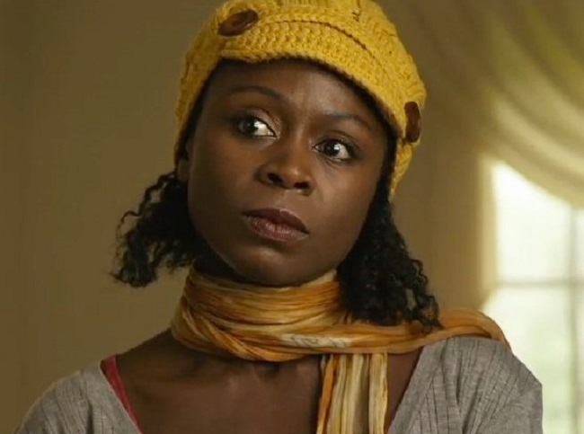 Zainab Jah during her shoot (Source IMDb)