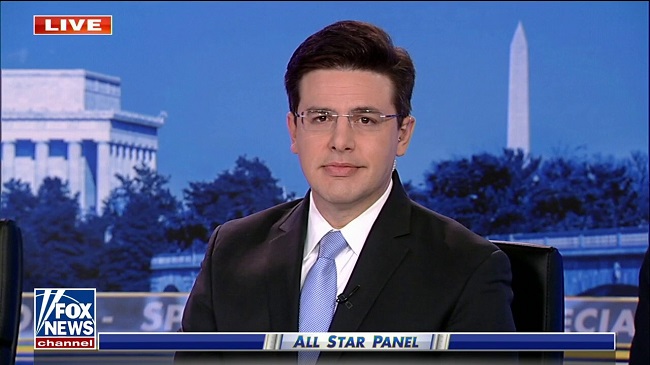 Matthew Continetti during his news time (Source Fox News)