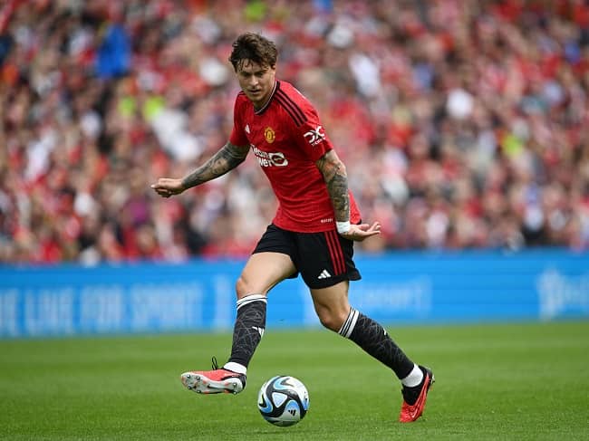 Victor Lindelof during his match (Source Stretty News)